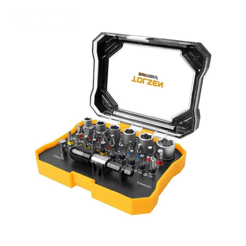 28PCS BIT AND SOCKET SET - FASTENING TOOLS - AGC Tools Ghana