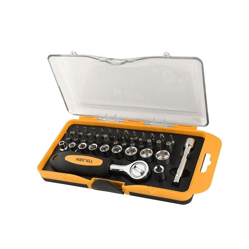 38PCS BITS & SOCKETS SET - FASTENING TOOLS - AGC Tools Ghana