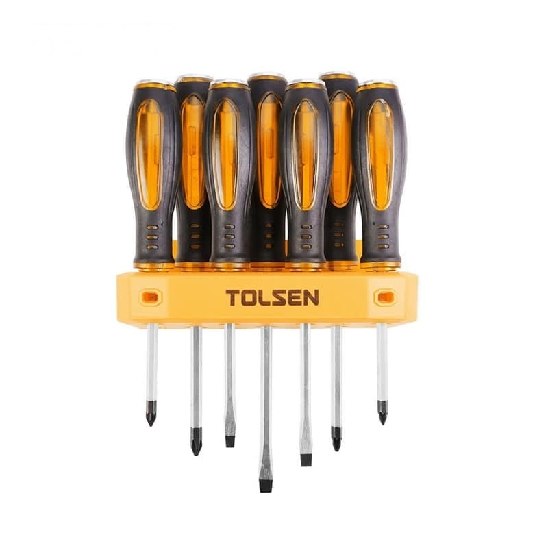 7PCS GO-THROUGH SCREWDRIVER SET - FASTENING TOOLS - AGC Tools Ghana