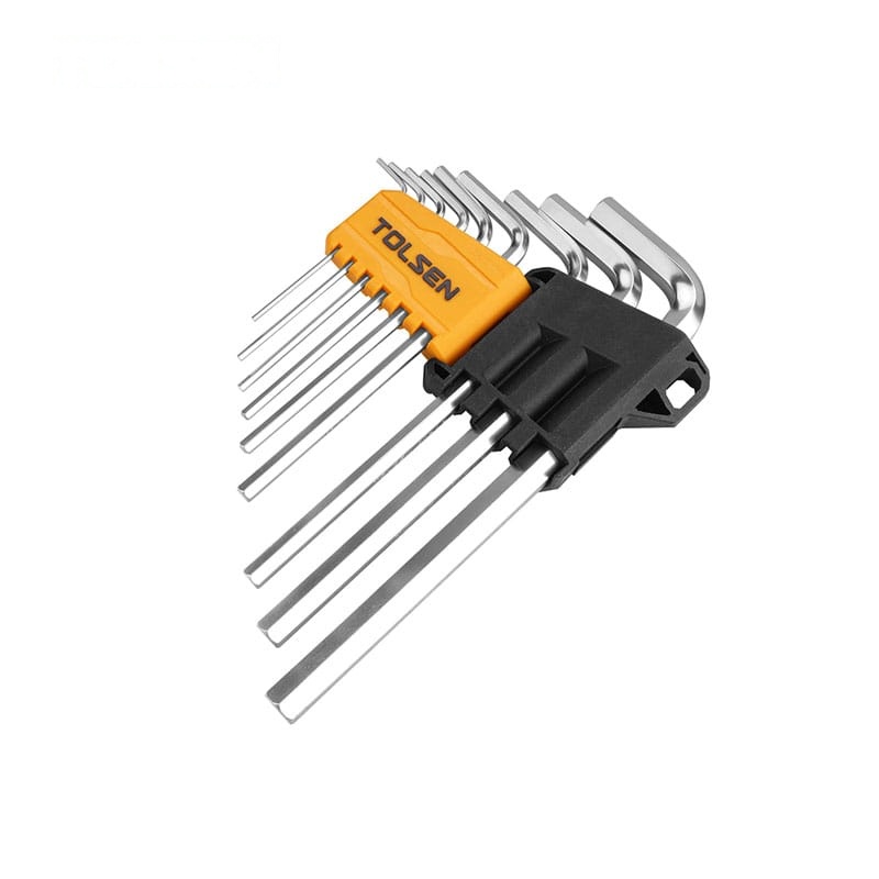 9PCS LONG ARM HEX KEY SET - FASTENING TOOLS - AGC Tools Ghana