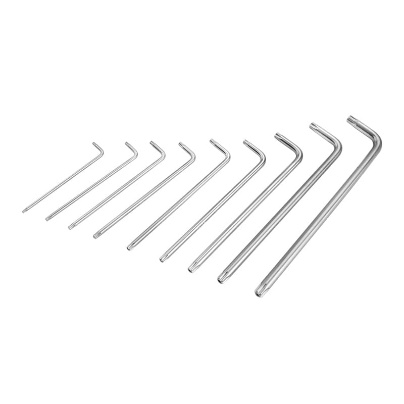 9PCS TORX EXTRA-LONG ARM HEX KEY SET thumbnail 3